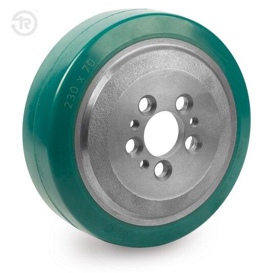 Motrici TR Roll Polyurethane Drive Wheels — Tellure Rota