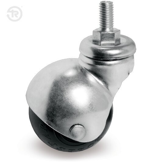 Spherical Rubber Furniture Wheels With Stem — Tellure Rota