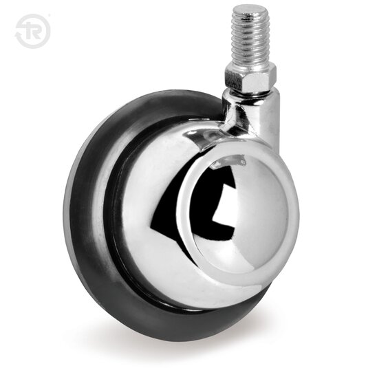 Ruote Mobilio Semisferiche In Gomma, Codolo — Tellure Rota