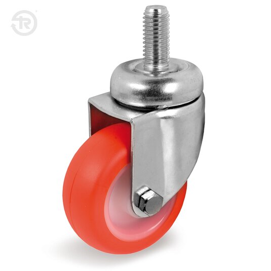 Ruote In Poliuretano Termoplastico, Supporto Rotante Codolo — Tellure Rota