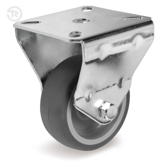 Ruote In Gomma Termoplastica, Supporto Fisso — Tellure Rota