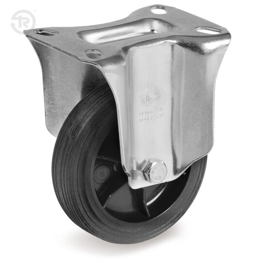 Ruote In Gomma Termoplastica, Supporto Fisso NL — Tellure Rota