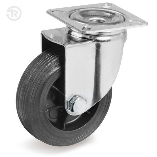 Ruote In Gomma Termoplastica, Supporto Rotante — Tellure Rota