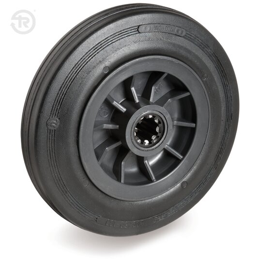Rubber Wheels With Roller Bearings — Tellure Rota