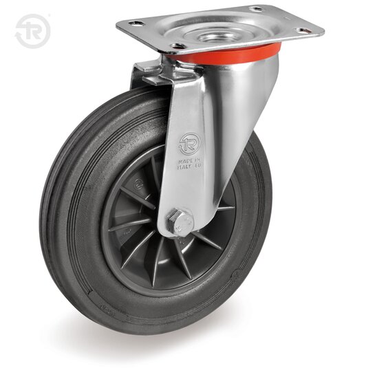 Rubber Wheels, Swivel Castor NL — Tellure Rota