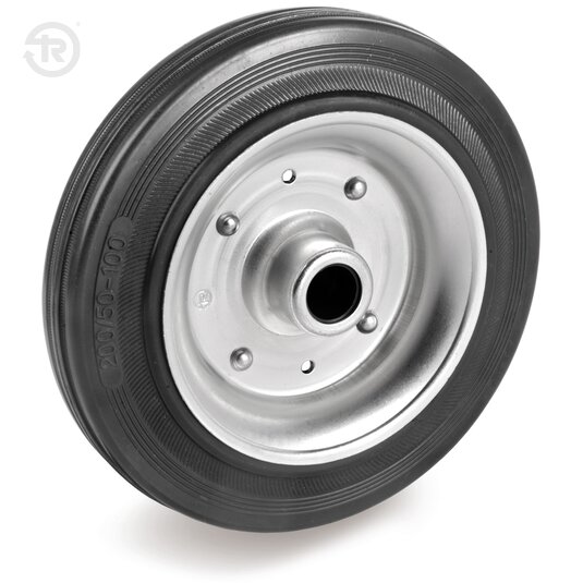 Rubber Wheels With Plain Bore — Tellure Rota