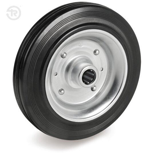 Rubber Wheels With Roller Bearings — Tellure Rota