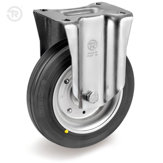 Conductive Rubber Wheels, Fixed Castor NL — Tellure Rota