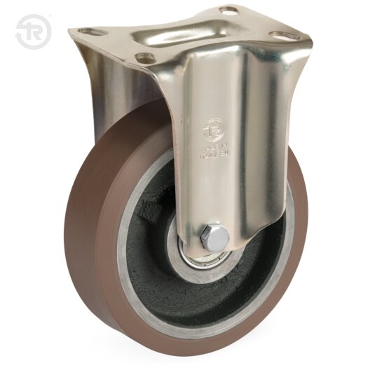 Ruote In Poliuretano TR Powerhigh, Supporto Fisso P PT — Tellure Rota