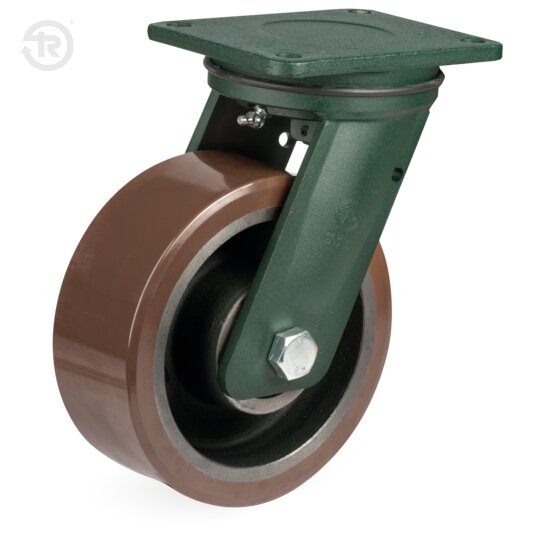 TR Powerhigh Polyurethane Wheels With Electrowelded Swivel Castor — Tellure Rota
