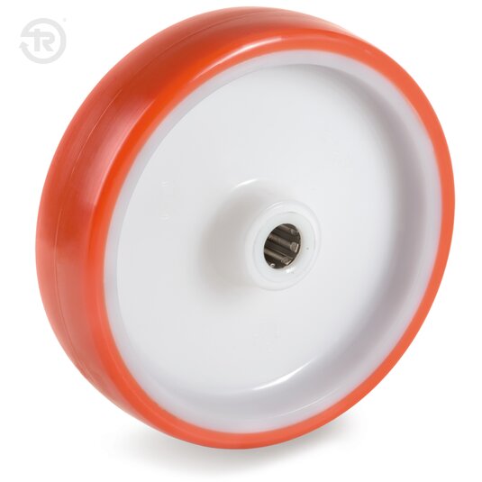 Thermoplastic Polyurethane Wheels With Roller Bearings And Stainless Steel Rollers — Tellure Rota