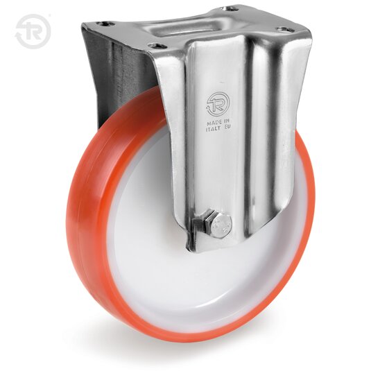 Thermoplastic Polyurethane Wheels, Fixed Castor NL M — Tellure Rota