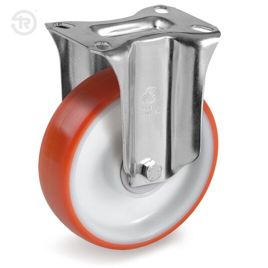 Thermoplastic Polyurethane Wheels, Fixed Castor NL M — Tellure Rota