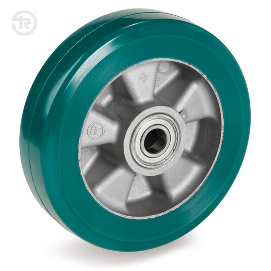 Ruote In Poliuretano TR Roll Alto Spessore, Nucleo Alluminio — Tellure Rota