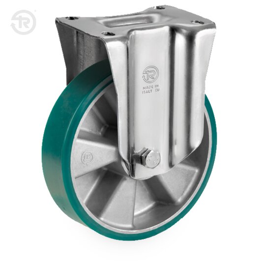 Ruote In Poliuretano TR Roll, Supporto Fisso NL M — Tellure Rota