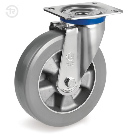 Ruote In Poliuretano TR Roll ESD, Supporto Rotante M — Tellure Rota