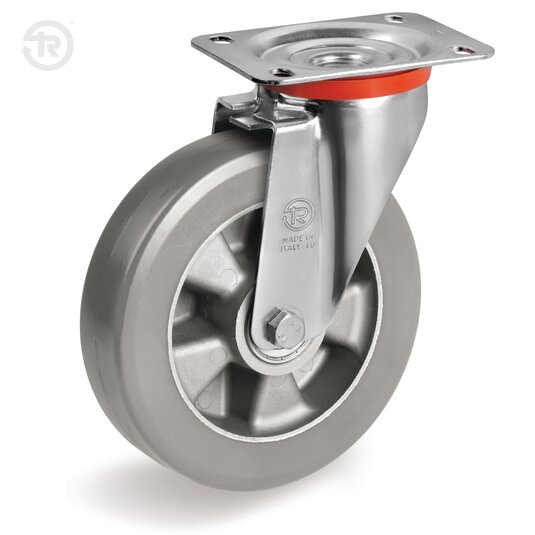 Ruote In Poliuretano TR Roll ESD, Supporto Rotante NL — Tellure Rota