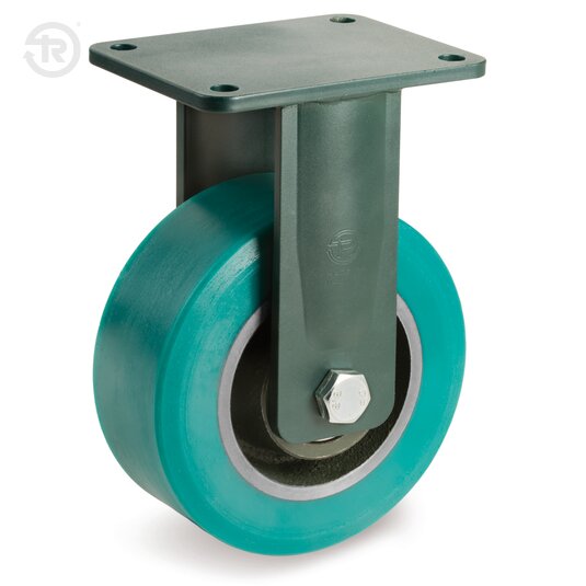 TR Roll Polyurethane Wheels, Fixed Castor Ee Hd — Tellure Rota