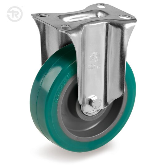 Ruote In Poliuretano TR Roll, Supporto Fisso NL M — Tellure Rota