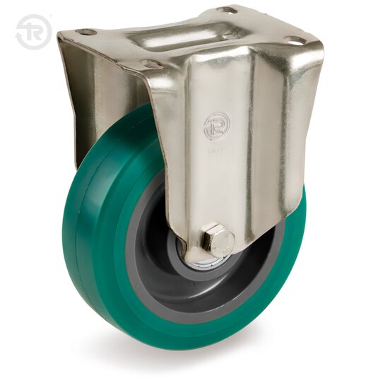 Ruote In Poliuretano TR Roll, Supporto Fisso P — Tellure Rota
