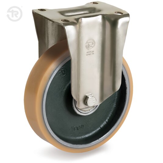 Vulkollan® Wheels, Fixed Castor P — Tellure Rota