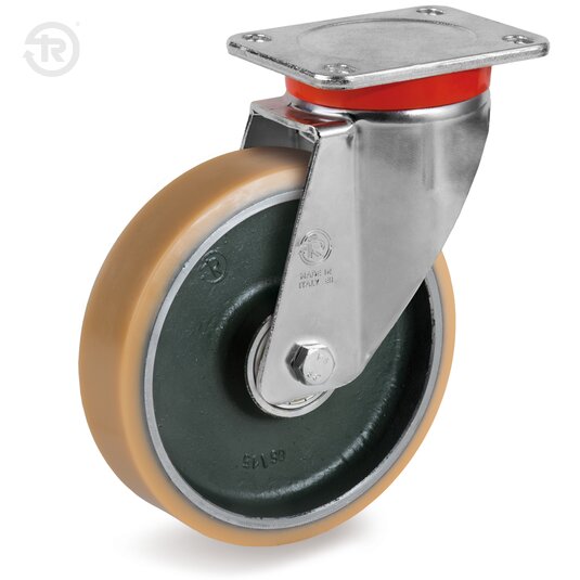 Vulkollan® Wheels, Swivel Castor EP — Tellure Rota