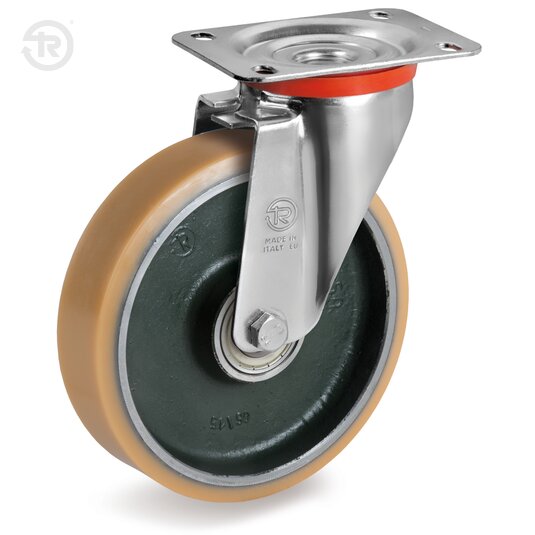 Vulkollan® Wheels, Swivel Castor NL — Tellure Rota