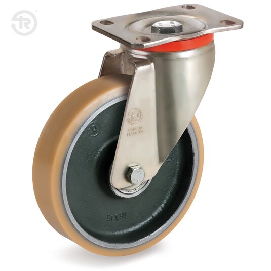 Vulkollan® Wheels, Swivel Castor P — Tellure Rota