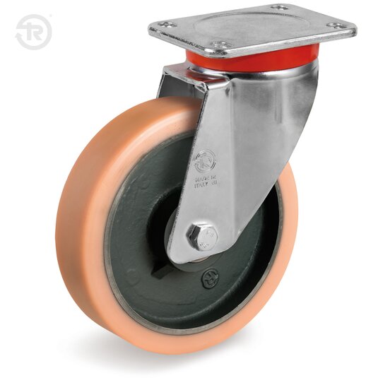 Vulkollan® Wheels, Swivel Castor EP — Tellure Rota