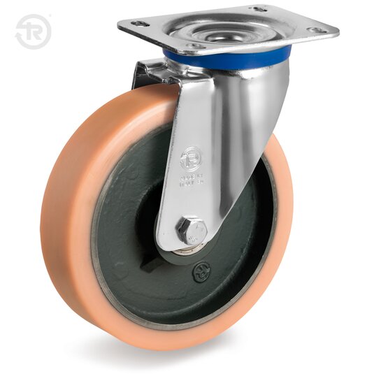 Vulkollan® Wheels, Swivel Castor M — Tellure Rota