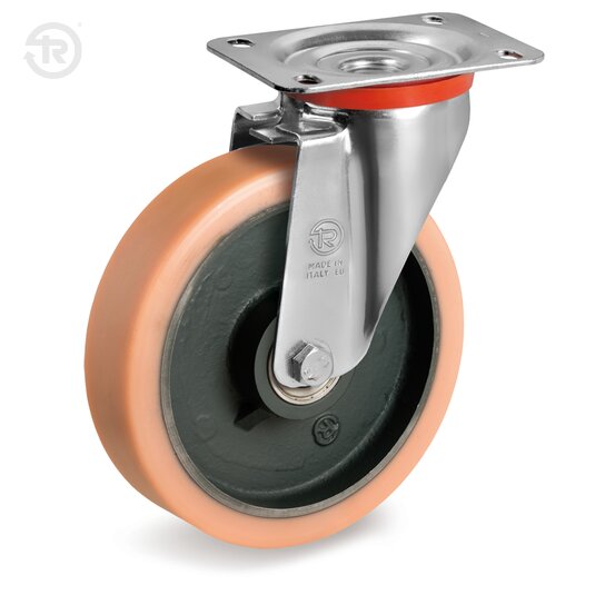Vulkollan® Wheels, Swivel Castor NL — Tellure Rota