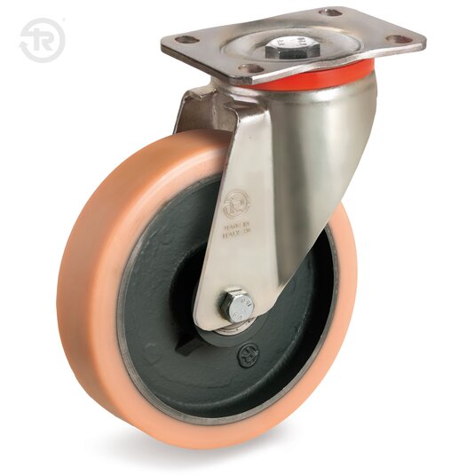Vulkollan® Wheels, Swivel Castor P — Tellure Rota