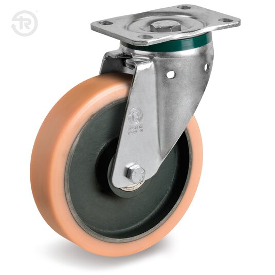 Vulkollan® Wheels, Swivel Castor PT — Tellure Rota