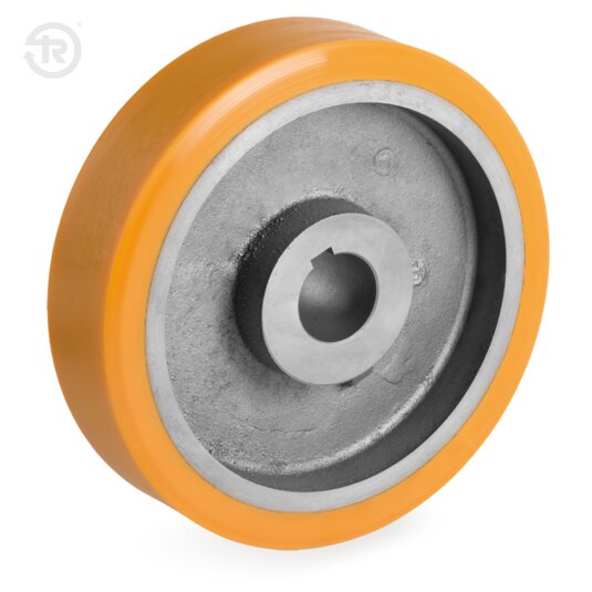 Ruote In Poliuretano TR, Con Sede Chiavetta — Tellure Rota