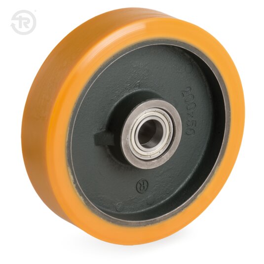 Ruote In Poliuretano TR, Con Cuscinetti E Sede Cuscinetti — Tellure Rota