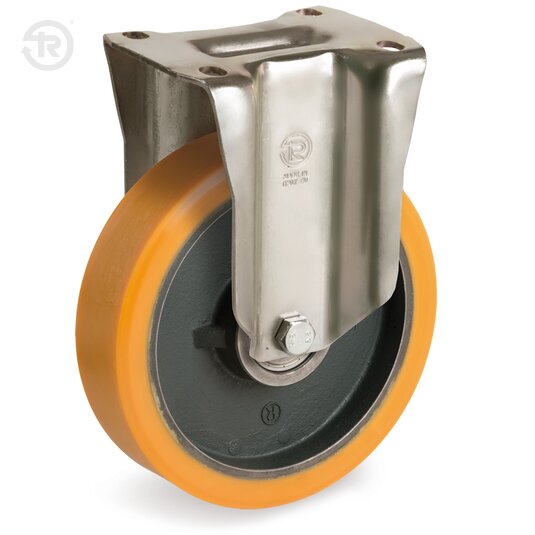 Ruote In Poliuretano TR, Supporto Fisso P — Tellure Rota