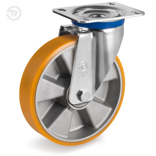 Ruote In Poliuretano TR, Supporto Rotante M — Tellure Rota