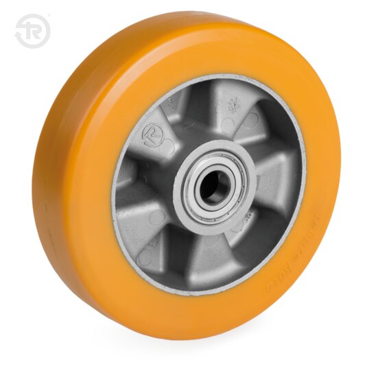 Ruote In Poliuretano TR Alto Spessore, Con Cuscinetti E Sede Cuscinetti — Tellure Rota