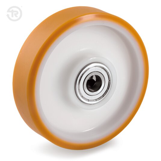 Ruote In Poliuretano TR, Con Cuscinetti A Sfere E Sede Cuscinetti — Tellure Rota