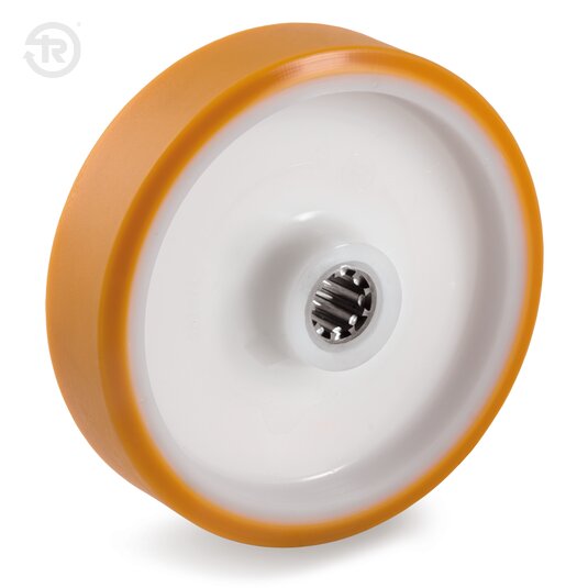 Ruote In Poliuretano TR, Con Cuscinetti A Rulli — Tellure Rota