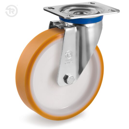 Ruote In Poliuretano TR, Supporto Rotante M — Tellure Rota