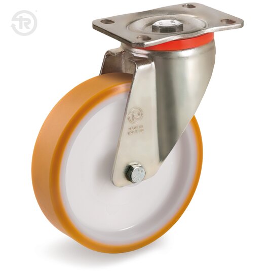 Ruote In Poliuretano TR, Supporto Rotante P — Tellure Rota