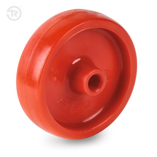 Ruote In Poliammide 6 Rosso, Con Boccola — Tellure Rota