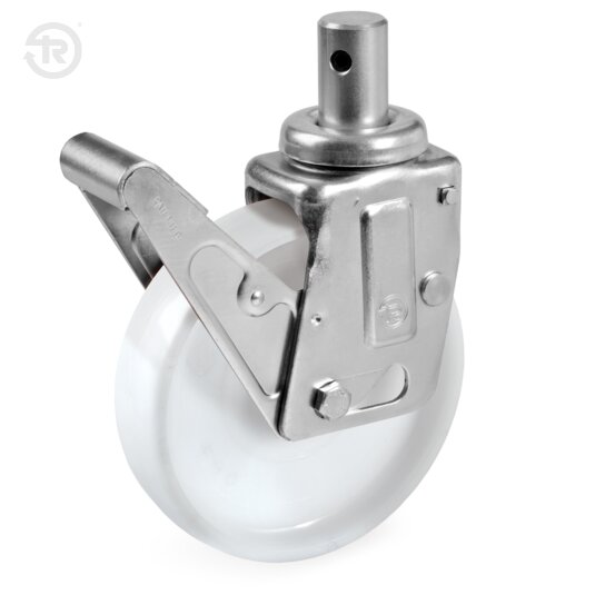 Polyamide 6 Wheels, Mobile Scaffold Castor With Plain Stem — Tellure Rota