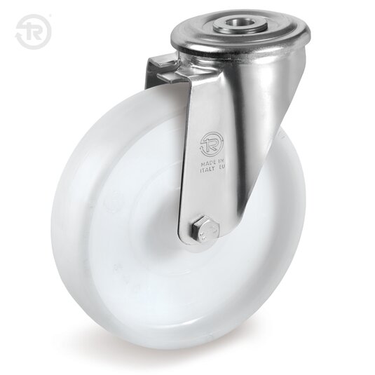 Polyamide 6 Wheels, Swivel Castor With Bolt Hole NL — Tellure Rota