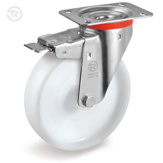 Polyamide 6 Wheels, Swivel Castor NL, Brake — Tellure Rota