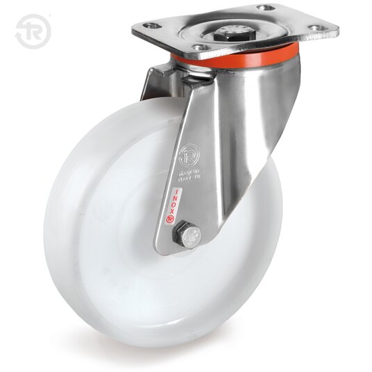 Polyamide 6 Wheels, Stainless Steel Swivel Castor Px — Tellure Rota