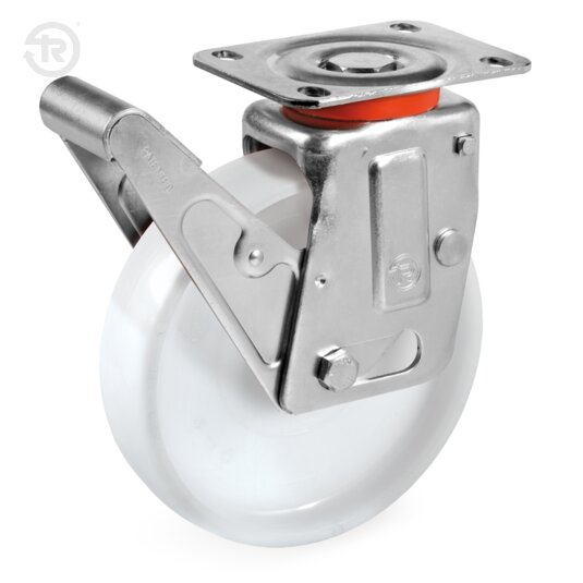 Polyamide 6 Wheels, Mobile Scaffold Castor With Plate — Tellure Rota