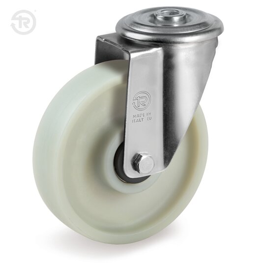 Glass Fibre Reinforced Polyamide Wheels With Castor And Bolt Hole — Tellure Rota