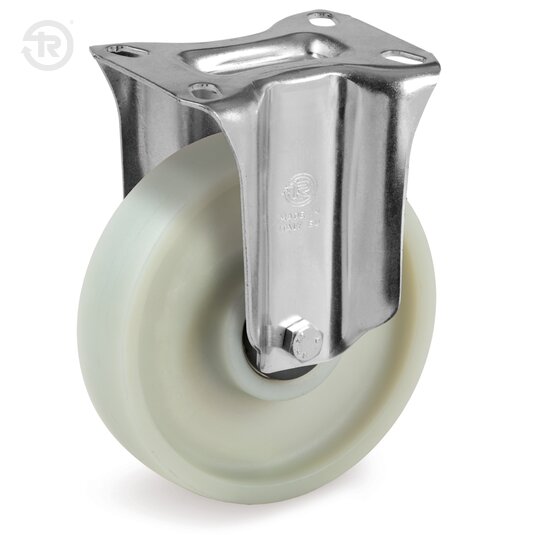 Glass Fibre Reinforced Polyamide Wheels With Fixed Castor NL — Tellure Rota